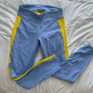 TORY SPORT COLORBLOCK 7/8 LEGGINGS